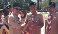 Wabup Sinjai Terima Lencana Pancawarsa III di Hari Pramuka ke-64 Sulsel