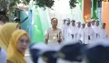 Pimpin Upacara Hari Pertama Masuk Sekolah, Syahruni Haris Titip Pesan untuk Siswa dan Guru
