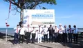 Tiang Pancang Perdana Masjid Terapung Pantai Merpati Bulukumba Mulai Dipasang