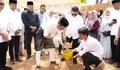 Walikota Amsakar Lakukan Peletakan Batu Pertama Masjid Jami Al-Falah