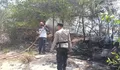 Kesigapan Personel Polsek Lubuk Baja Tangani Kebakaran Lahan Kosong di Kawasan Gudang Pelita