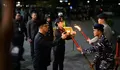 Peringati HUT ke-81 RI, Pemkab dan Polres Karimun Gelar Upacara Taptu dan Pawai Obor
