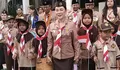 Pramuka Siaga SDN 011 Bengkong Diberi Trust Mendampingi Forkopimda Batam di HUT Pramuka Ke-65 
