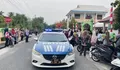 Jaga Rute Pawai Maulid Nabi, Satlantas Polres Natuna Hadirkan Rasa Aman bagi Ratusan Siswa SD
