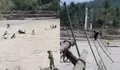Jembatan Putus, Relawan Terjatuh ke Sungai di Aceh Tengah