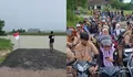 Proyek Jembatan Mangkrak, Warga Sindir Pejabat Daerah Lampung Timur