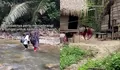 2 Jam Jalan Kaki Demi Pendidikan Anak Pelosok
