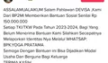 Soal Bantuan Sosial Rp150 Juta untuk PMI Beredar Di Medsos, BP2MI: Hoaks dan Tak Benar