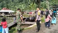 Kurang Hati-Hati, Mobil Terbalik Terjun ke Kolam Pancing di Kawasan Wisata  Arenan Kalikesek Limbangan