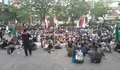 Tak Ingin Kalah dengan Mahasiswa, Pelajar di Kota Semarang Demonstrasi Penolakan UU Pilkada di Kantor DPRD