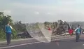 Cerita Saksi Mata Kecelakaan Bus Terguling di Tol Banyumanik Semarang, Begini Kondisi Penumpang