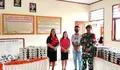 Sinergi Tanpa Batas, Koramil Lirung Pastikan 909 Siswa di Salibabu Talaud Terima Paket Makan Bergizi Gratis