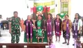 Pastikan ibadah Berjalan aman, Babinsa Ibadah mingguan bersama jemaat di Gereja KGPM