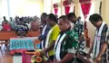 Hadir di Tengah Jemaat, Babinsa Koramil 1312-02/Lirung Talaud Pastikan Ibadah Minggu di Kalongan Berjalan Khidmat dan Aman
