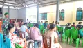 Babinsa Koramil 1312-01/Kabaruan Sertu Paulus Sensanen Laksanakan Pengamanan Ibadah Sentral Mingguan di Gereja Germita Matambuwun Pantuge