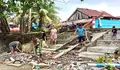 Jalin Sinergritas TNI- Rakyat, Babinssa Koramil 1312-05/Essang, Koptu Alpret Pusut Laksanakan Kerja Bakti bersama Masyarakat