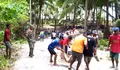 Karya Bakti Babinsa Bersama Masyarakat Desa Marampit Dan Marampit Timur