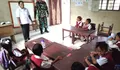 Babinsa Koramil 1312-01/Kabaruan, Kopka Pithein Suluge Kunjungi TK Desa Binaan, Cek Kesiapan Belajar Anak
