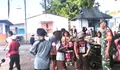 Tumbuhkan Jiwa Nasionalis, Serma Olden Wuana Gembleng Kedisiplinan Siswa SMPN Melonguane Lewat Drumband