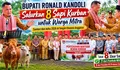 Bupati Ronald Kandoli Tebar Kepedulian Idul Adha, 8 Sapi Kurban untuk Masjid di Mitra
