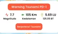 BREAKING NEWS Gempa Magnitudo 7,7 Guncang Laut Sulawesi, BMKG Keluarkan Peringatan Dini Tsunami untuk Sulut