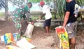 Babinsa Koramil 03/Beo perkokoh kemanunggalan TNI - Rakyat melalui kegiatan Karya Bhakti