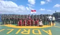 Kodim 1312/Talaud Hadiri Penjemputan Adat Kapal ADRI-LI di Pelabuhan Melonguane