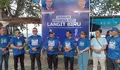 Sambut HUT ke-25, Partai Demokrat Talaud Gelar Jalan Sehat dan Kerja Bakti "Gerakan Indonesia ASRI Langit Biru" di Pantai Indah Melonguane