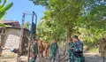 Kasiter Korem 131/Santiago Tinjau Pembangunan Dua Titik Sumur Bor Karya Bakti Skala Besar