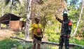 Babinsa Koramil 1312-01/Kabaruan Tinjau Perkebunan Warga Desa Birang,Imbau Kewaspadaan Kebakaran di Tengah Kemarau Panjang