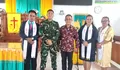 Wujud Syukur, Babinsa Desa Alo Dan Anggota Karbak Hadiri Ibadah Minggu