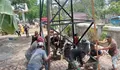 Babinsa Koramil 08 Melonguane Serka Pren Sasunda Laksanakan Karya Bakti Pembuatan Sumur Bor di Desa Tarun