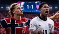 Sengit dan Penuh Drama! Norwegia Tahan Inggris 1-1 di Babak Pertama, VAR Warnai Duel Perempat Final Piala Dunia 2026