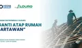 Tingkatkan Hunian Sehat dan Nyaman, Promedia Group Berkolaborasi dengan Alduro Ganti Atap Rumah Wartawan Gratis