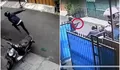 Viral di Medsos, Beredar Video Rekaman CCTV Polisi Baku Tembak dengan Pelaku Curanmor di Cengkareng