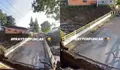  8 Jembatan Penghubung di Puncak Bogor Rusak Akibat Luapan Banjir Kali Ciliwung, BNPB Siapkan Jembatan Darurat 