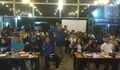 Budi Purnomo Gelar Nobar Debat Capres Berlangsung Meriah, Sorak Sorai Dukung Prabowo Subianto