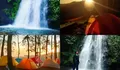 Curug dengan Air Biru Kehijauan Cantik Banget, Ada Camping Ground yang Bisa Liat Sunrise Juga loh, Yakin Gak Mau Ke sini?