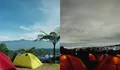 View Tempat Camping ini Bikin Nyaman Abis! Langsung Panorama Gunung Pangrango dan City Light Sampai 180 Derajat