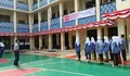 Bertugas Pengibar Bendera, SMPN 27 Depok Berkontribusi Upacara Kemerdekaan Tingkat Kelurahan PGS