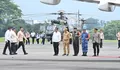 Pj Wali Kota Bandung Sambut Kedatangan Presiden Prabowo di Husein Sastranegara
