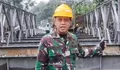 Dandim Sukabumi Tinjau Pembangunan Jembatan Bailey di Jalur Geopark Ciletuh, Ditarget Dua Pekan Selesai