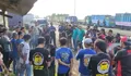Sopir Truk Sukabumi Demo Tolak Larangan ODOL