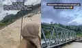 Sempat viral guru seberangi sungai pakai tali sling, jembatan darurat Desa Bah Aceh Tengah kini lebih aman