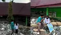 Sekolah rusak diterjang banjir bandang, bocah asal Agam Sumbar ini harap bisa belajar normal kembali