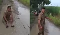 Viral kades di Sragen mandi lumpur protes jalan rusak puluhan tahun tak kunjung diperbaiki