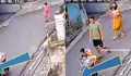 Diduga curi paket di Kalibata, aksi pria bawa anak dan istri terekam CCTV tuai kecaman