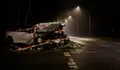 Viral rekaman CCTV kecelakaan pemotor wanita di Bandung, tewas terlindas truk kontainer di Jalan Dayeuhkolot