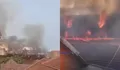 Viral kebakaran landa gedung RSSA Malang, peralatan ruang gizi hingga laundry room dilalap api