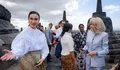 Kementerian Pariwisata Dampingi Ibu Negara Brigitte Macron dalam Spouse Program di Manohara dan Candi Borobudur 